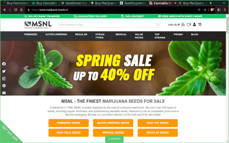MSNL seed bank website review